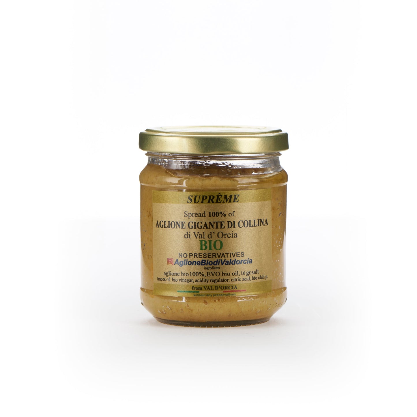 Crema Supreme di Aglione Bio di Val d'Orcia in Olio di Girasole Bio