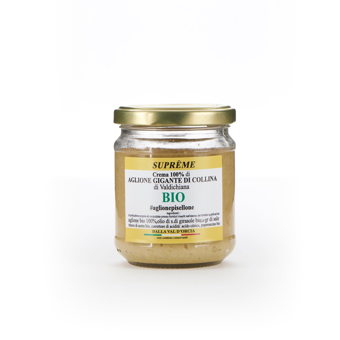 Crema Supreme di Aglione Bio di Val d'Orcia in Olio di Girasole Bio