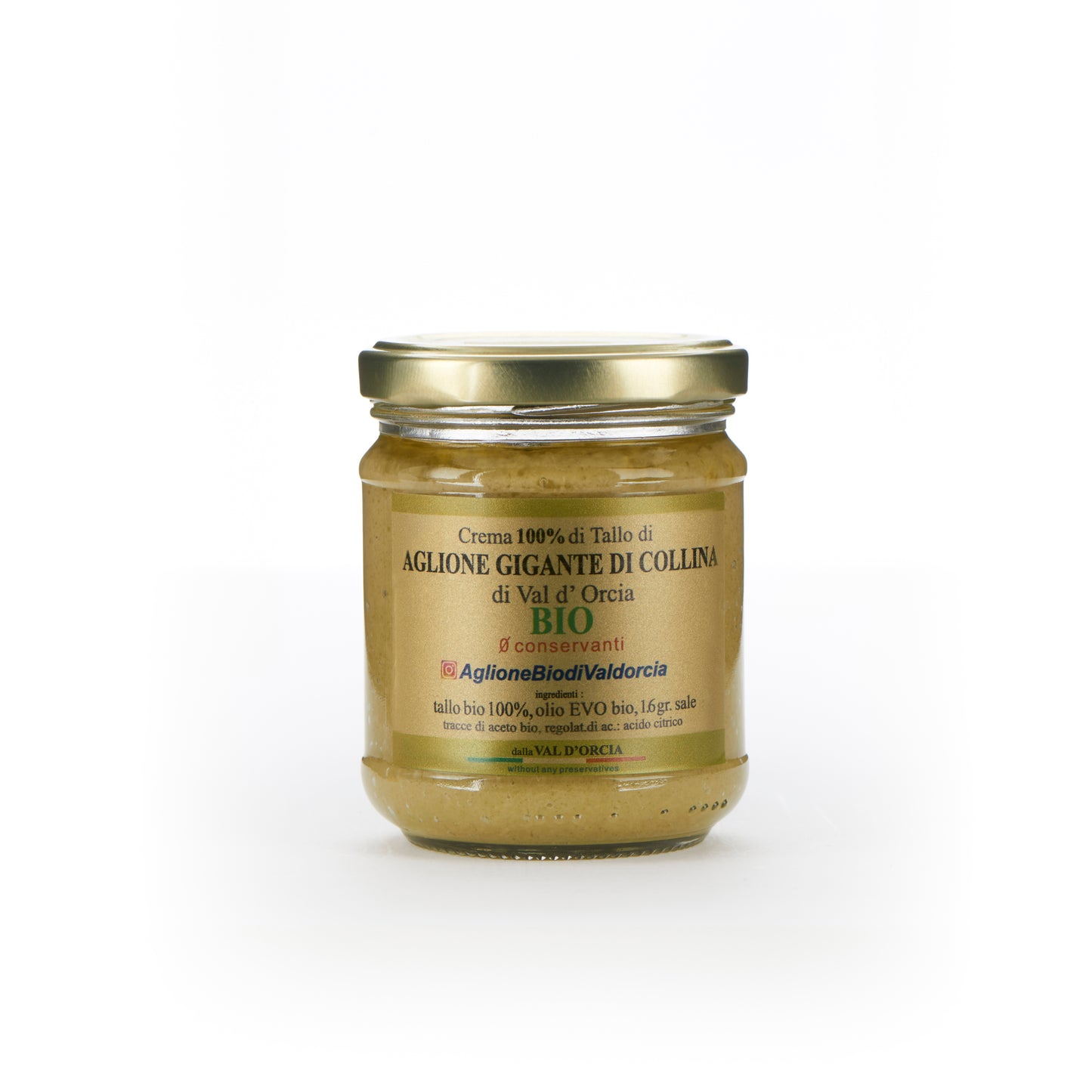 Crema Integrale di Tallo di Aglione Bio di Val d'Orcia in Olio Bio di Girasole